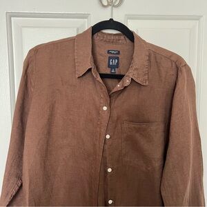 Linen Boyfriend Shirt